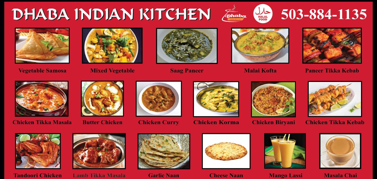 Colorful spread of Indian curries